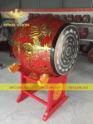 Hiển thị chi tiết cho TRỐNG CHÙA VẼ RỒNG ĐK 70 X 90 CM TRỐNG CHÙA VẼ RỒNG ĐK 70 X 90 CM
