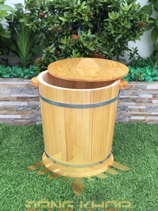 Hình ảnh của Bán thùng đựng gạo bằng gỗ 30kg chất lượng