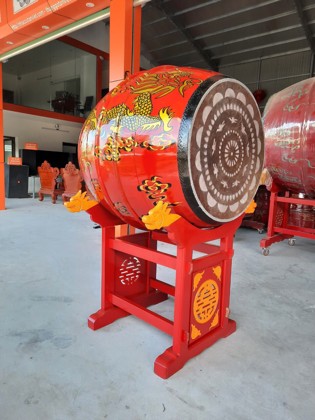 Hiển thị chi tiết cho Trống chùa đục từ thân cây gỗ Trống chùa đục từ thân cây gỗ
