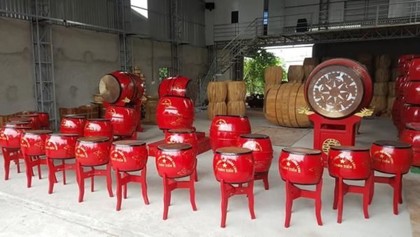 Hiển thị chi tiết cho Dàn trống hội 21 quả dành cho biểu diễn tại lễ hội Dàn trống hội 21 quả dành cho biểu diễn tại lễ hội