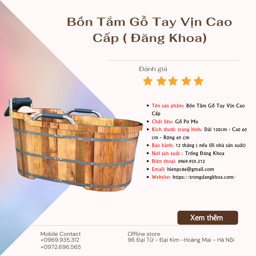Hiển thị tin tức Giới thiệu về bồn tắm gỗ Pơmu tay nắm da - kiểu dáng bồn ngâm mới nhất hiện nay Hình ảnh cho tin tức Giới thiệu về bồn tắm gỗ Pơmu tay nắm da - kiểu dáng bồn ngâm mới nhất hiện nay