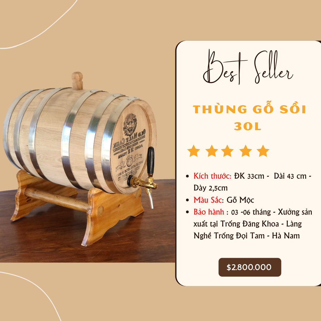 Mẹo chọn mua thùng rượu gỗ sồi Nam Định chất lượng và uy tín nhất Mẹo chọn mua thùng rượu gỗ sồi Nam Định chất lượng và uy tín nhất
