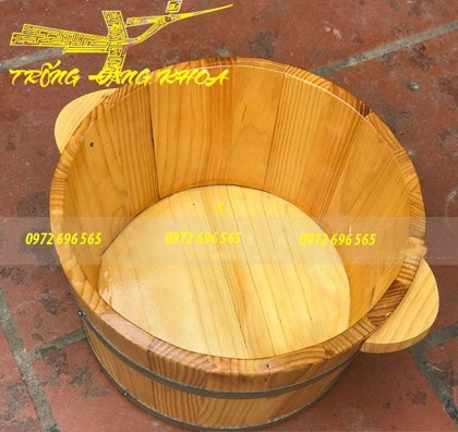 Hiển thị chi tiết cho Thùng ngâm chân Gỗ Thông Nhật cao cấp Thùng ngâm chân Gỗ Thông Nhật cao cấp