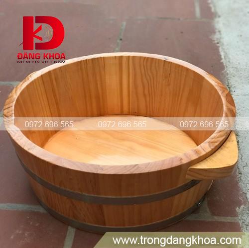 Hình ảnh cho tin tức Sử dụng chậu gỗ rửa mặt, Lavabo bằng gỗ có tốt không?