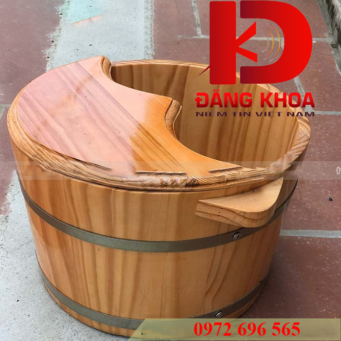 Hình ảnh cho tin tức BÁN CHẬU GỖ NGÂM CHÂN CÓ NẮP GIÁ RẺ