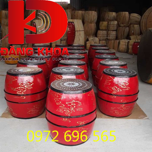 Hình ảnh cho tin tức Sản xuất trống trường học truyền thống Tam Đọi