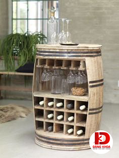 Hình ảnh cho tin tức Những điều cần biết về chậu gỗ 1/3 thùng rượu