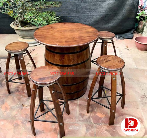 Hình ảnh cho tin tức Trống gỗ trang trí đẹp mắt 2019