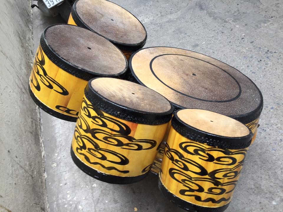 Hình ảnh cho tin tức Trống hát văn cỡ nhỏ giá bao nhiêu