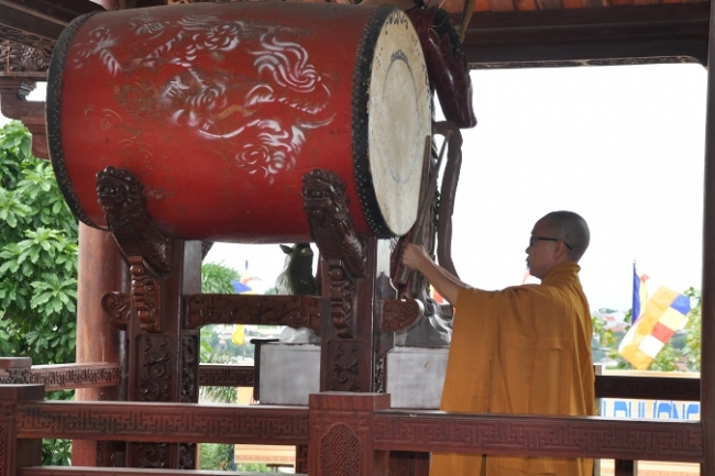 Hình ảnh cho tin tức Mua trống gỗ lõi mít cho đình chùa ở đâu tốt nhất?