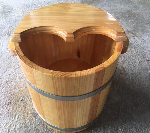 Hình ảnh cho tin tức  Địa chỉ tìm mua bồn ngâm chân bằng gỗ có nắp đậy uy tín, giá rẻ
