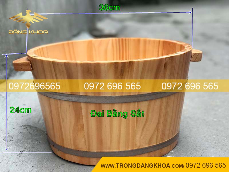 Hình ảnh cho tin tức  Lợi ích bất ngờ của ngâm chân bằng bồn gỗ 