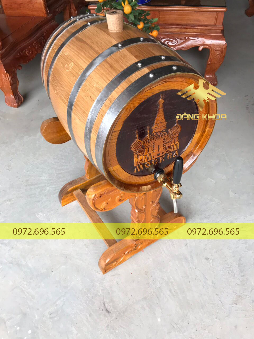 Hình ảnh cho tin tức Thùng gỗ sồi 150 lít giá rẻ