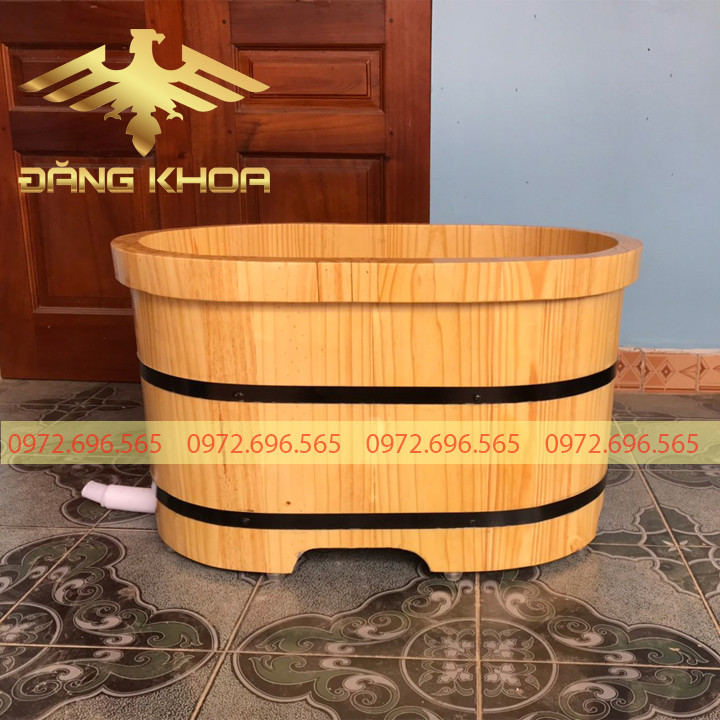 Bồn tắm gỗ thông mini Bồn tắm gỗ thông mini