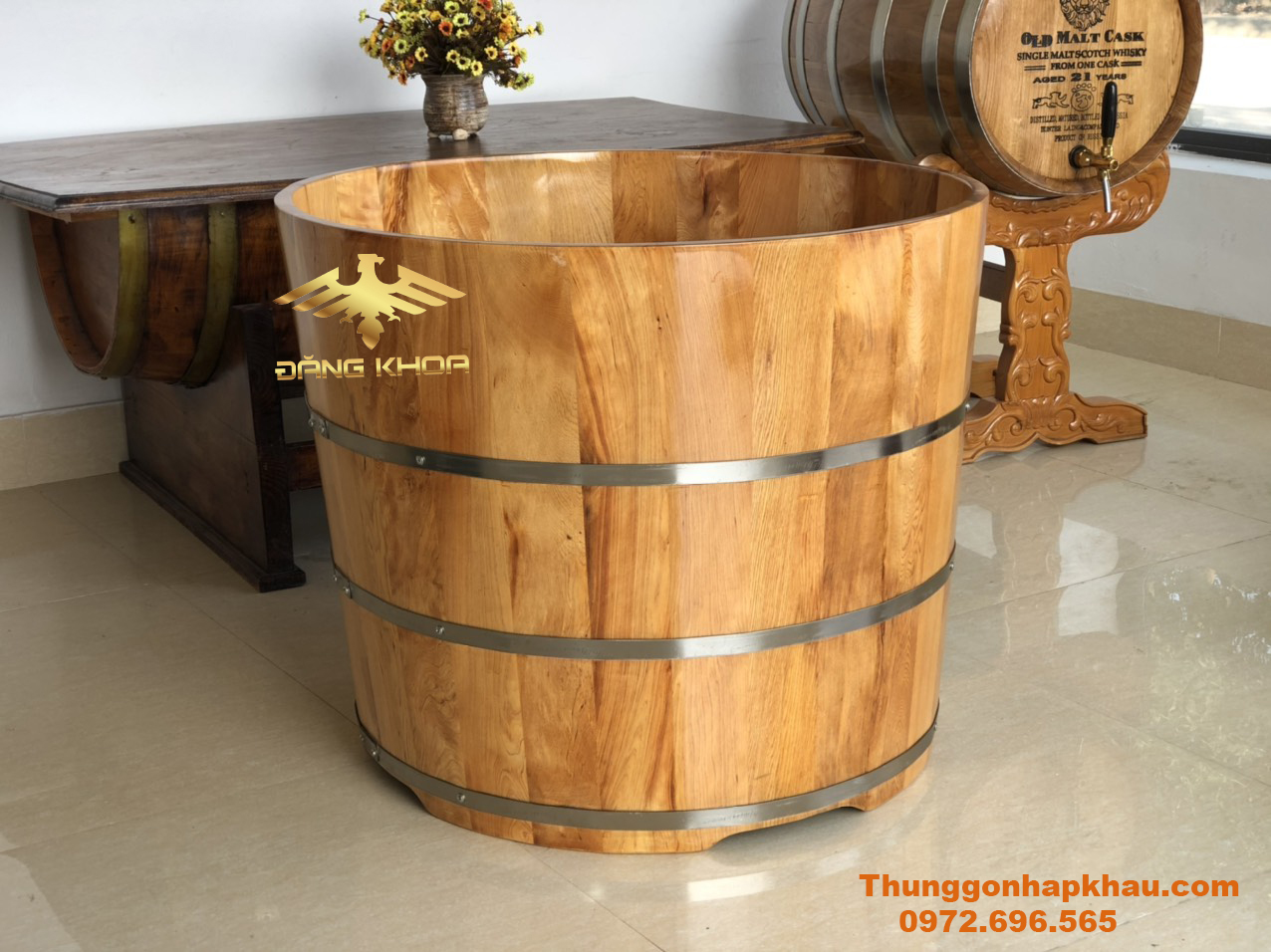 Hình ảnh cho tin tức Bồn tắm gỗ giá rẻ Hà Nội