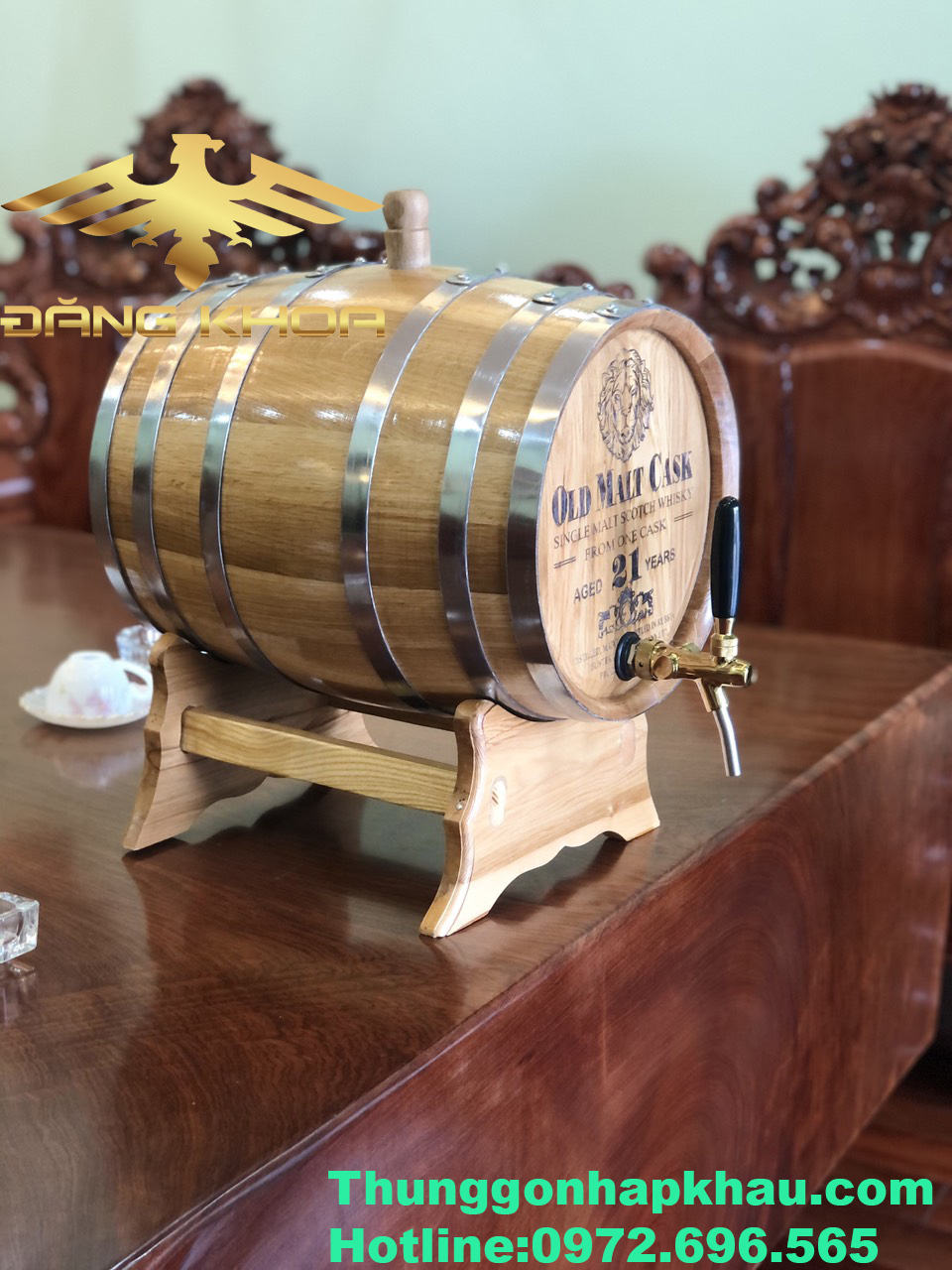 Hình ảnh cho tin tức Phân biệt bom đựng rượu gỗ sồi nhập khẩu