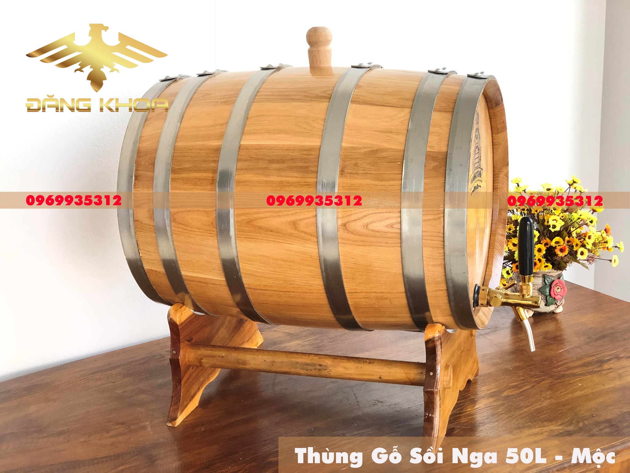 Quy trình sản xuất thùng rượu gỗ sồi 50L