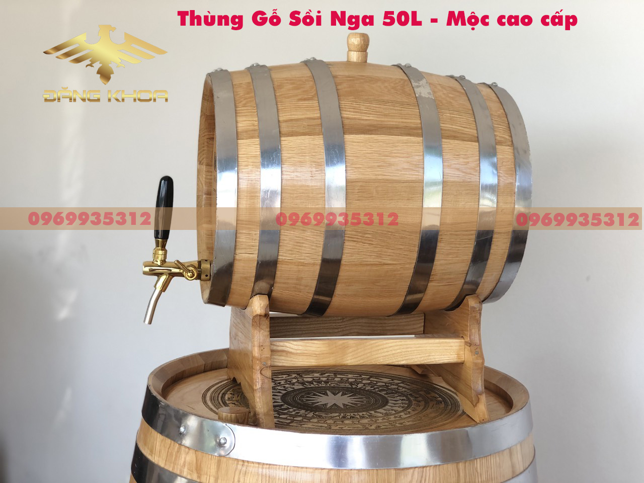 Hình ảnh cho tin tức Trống Đăng Khoa sản phẩm thùng gỗ sồi số 1 Việt Nam