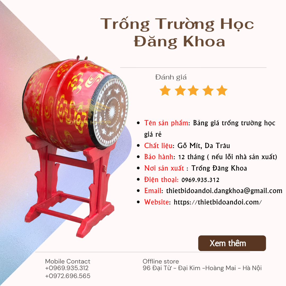 Hình ảnh cho tin tức Ý nghĩa trống trường học 