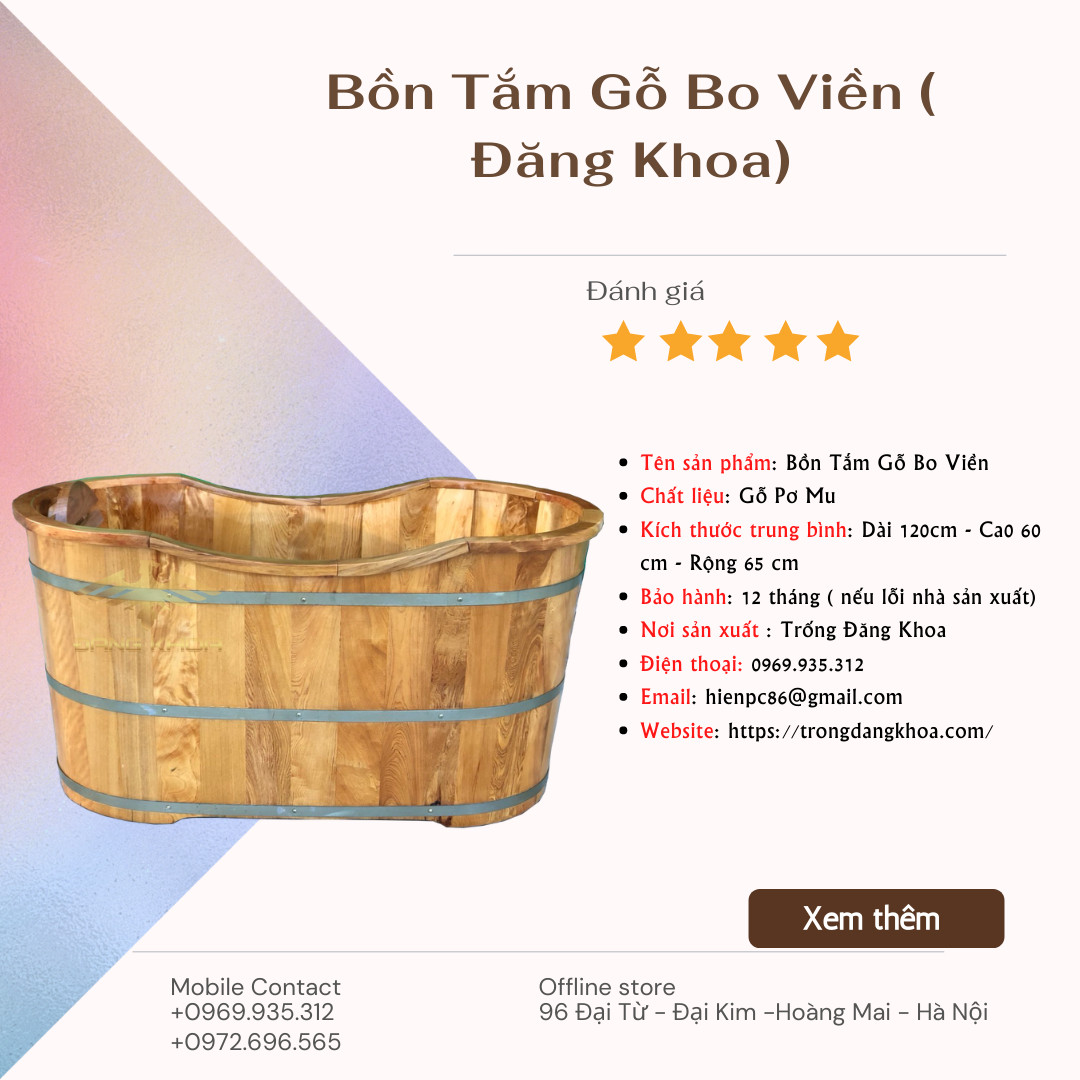 Hình ảnh cho tin tức Tìm hiểu về khay gỗ bồn tắm và bồn tắm gỗ