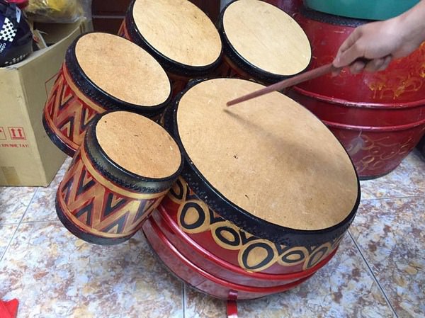 Hình ảnh cho tin tức Trống hát văn bộ lõi mít - Trống Đăng Khoa