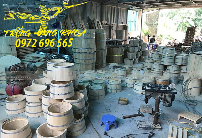 Hình ảnh cho tin tức Chậu ngâm chân gỗ Thông – Nhật - Trống Đăng Khoa