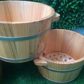 Hình ảnh cho tin tức Chậu gỗ ngâm chân massage có hạt - sản phẩm hữu hiệu cho sức khỏe của bạn
