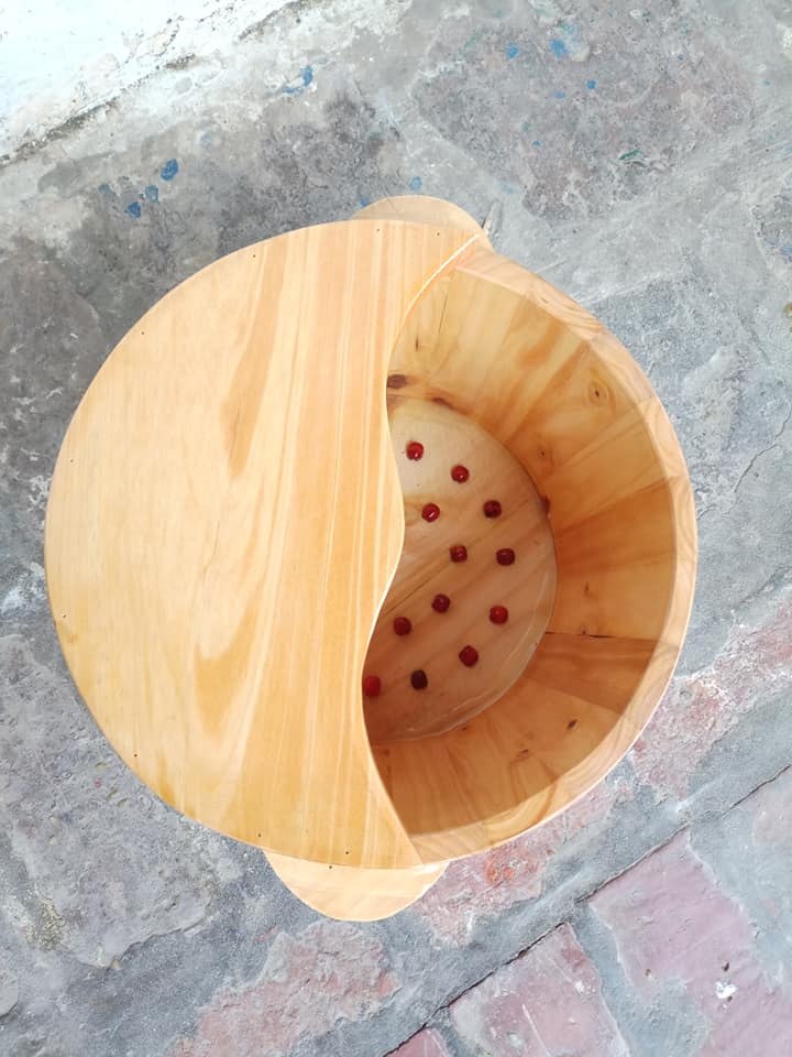 Hình ảnh cho tin tức Sự lợi hại của chậu gỗ ngâm chân