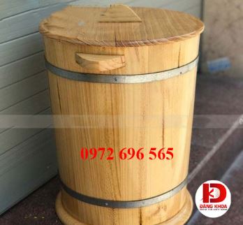 Hình ảnh cho tin tức Thùng gỗ đựng gạo 20kg phong thủy lựa chọn tốt nhất cho mọi gia đình