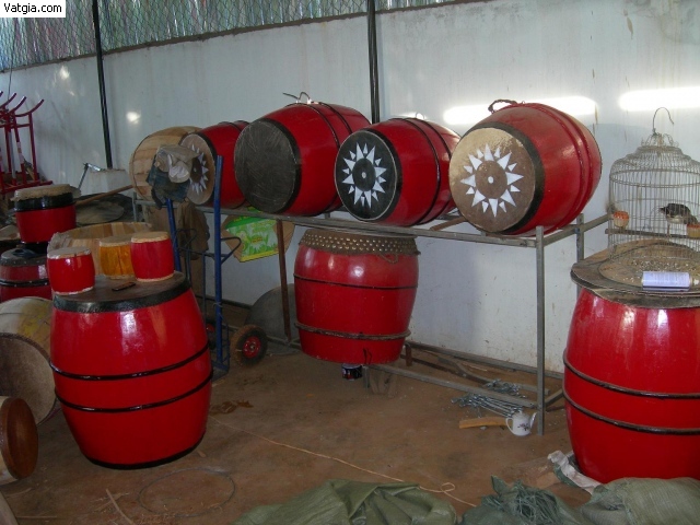 Hình ảnh cho tin tức Trống da trâu - nhạc cụ truyền thống của dân tộc Việt Nam